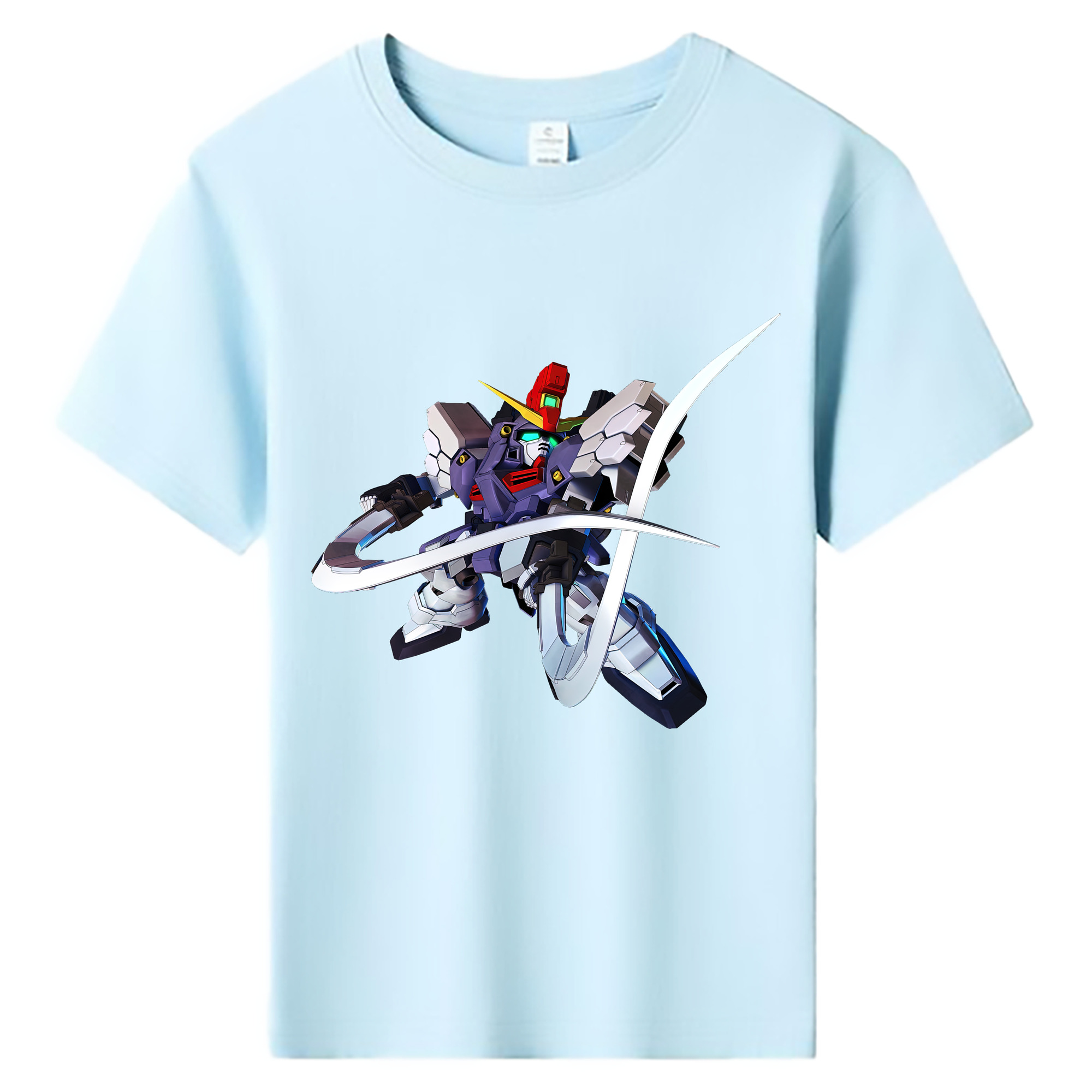 （画像用） 機動戦士ガンダム Mobile Suit Gundam 綿100％キッズTシャツ（フロントプリント）